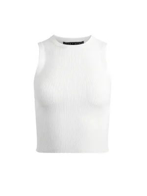 Tonita Ribbed Tank | Alice and Olivia Sale