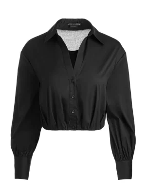 Trudy Cropped Button Down | Alice and Olivia Best