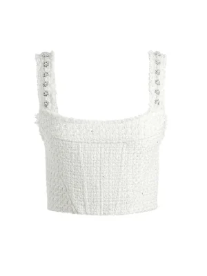 Vicenta Embellished Structured Corset | Alice and Olivia Flash Sale