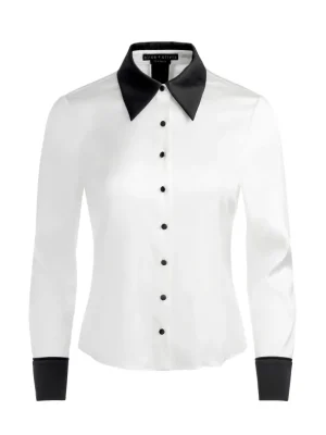 Willa Fitted Placket Top | Alice and Olivia New